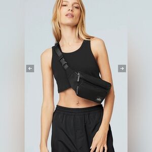 Alo Yoga Black Explorer Fanny Pack